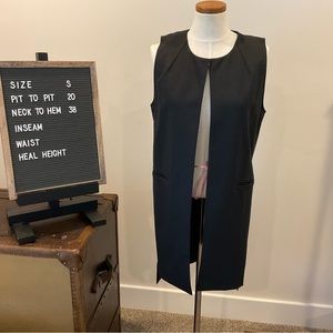 Cabi - Long ponti charcoal vest